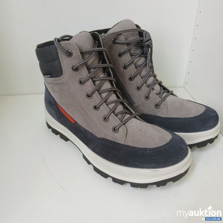 Artikel Nr. 983695: superfit Grau/Rot Velours/Textil Stiefel