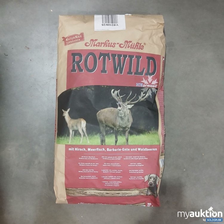 Artikel Nr. 994695 Artikel Nr. 994695: MARKUS-MÜHLE Rotwild Hundefutter 15 Kg