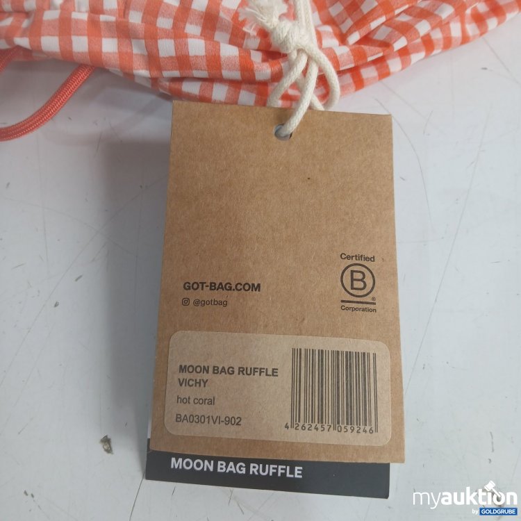Artikel Nr. 464696: Got Bag Moon Ruffle Vichy hot coral ca. 45x23cm
