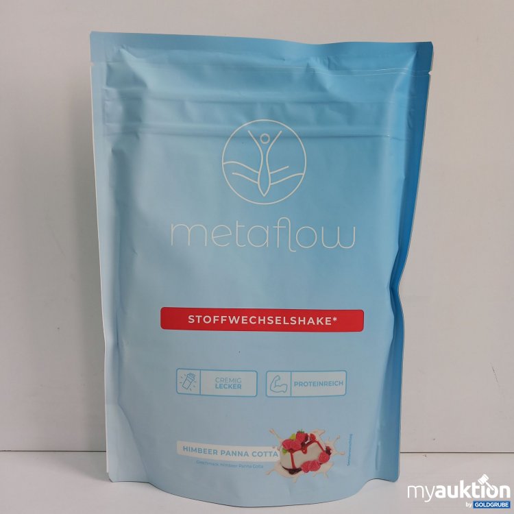 Artikel Nr. 814696: Metaflow Stoffwechselshake Himbeere Panna Cotta 450 g
