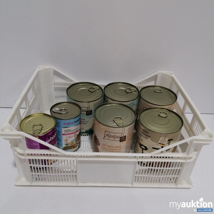 Artikel Nr. 859696: Katzenfutter Mjamjam 5x800g verschiedene Sorten, 2x400g verschiedene Marken und Sorten 