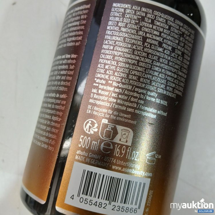 Artikel Nr. 918696: ahuhu Coffein Shampoo 500 ml