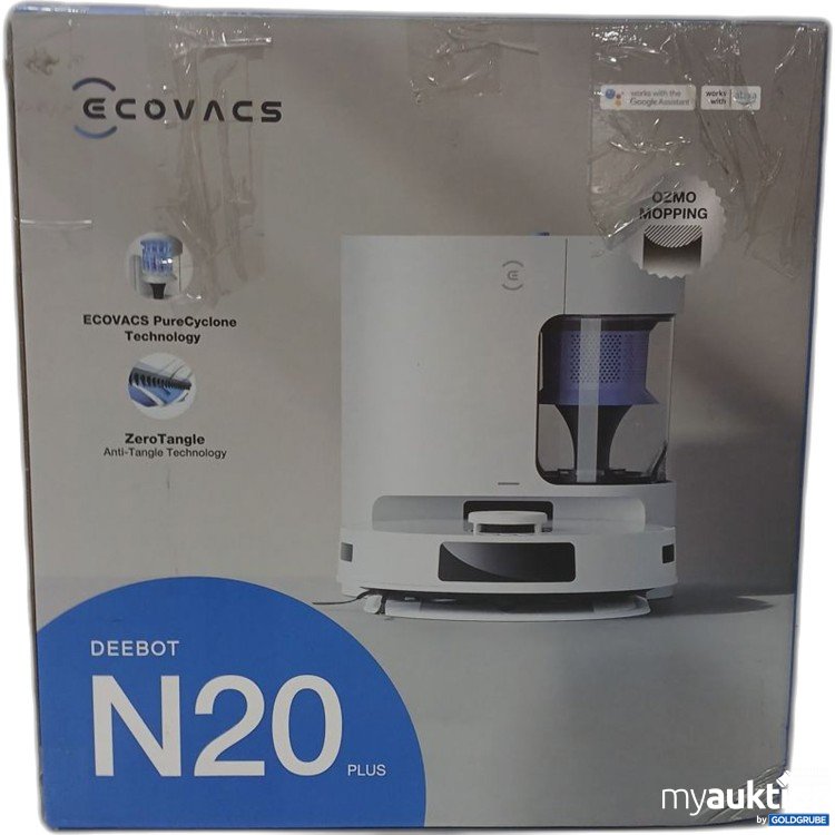 Artikel Nr. 921696: ECOVACS DEEBOT N20 PLUS DKK56 8.2kg