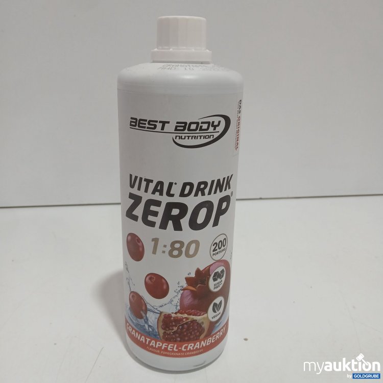 Artikel Nr. 967696: Best Body Nutrition Vital Drink Zerop Granatapfel - Cranberry 1000ml
