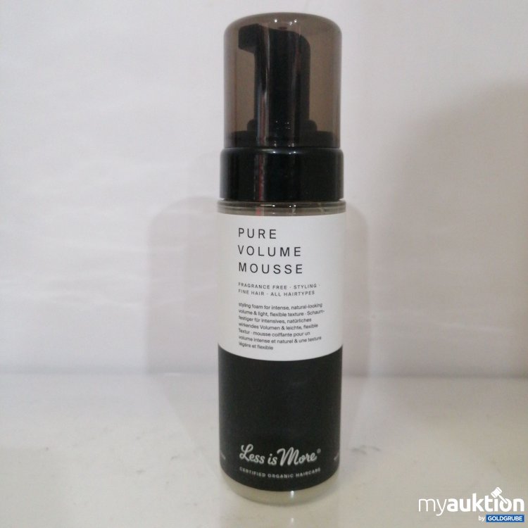 Artikel Nr. 746697 Artikel Nr. 746697: Less is More Pure Volume Mousse 150ml