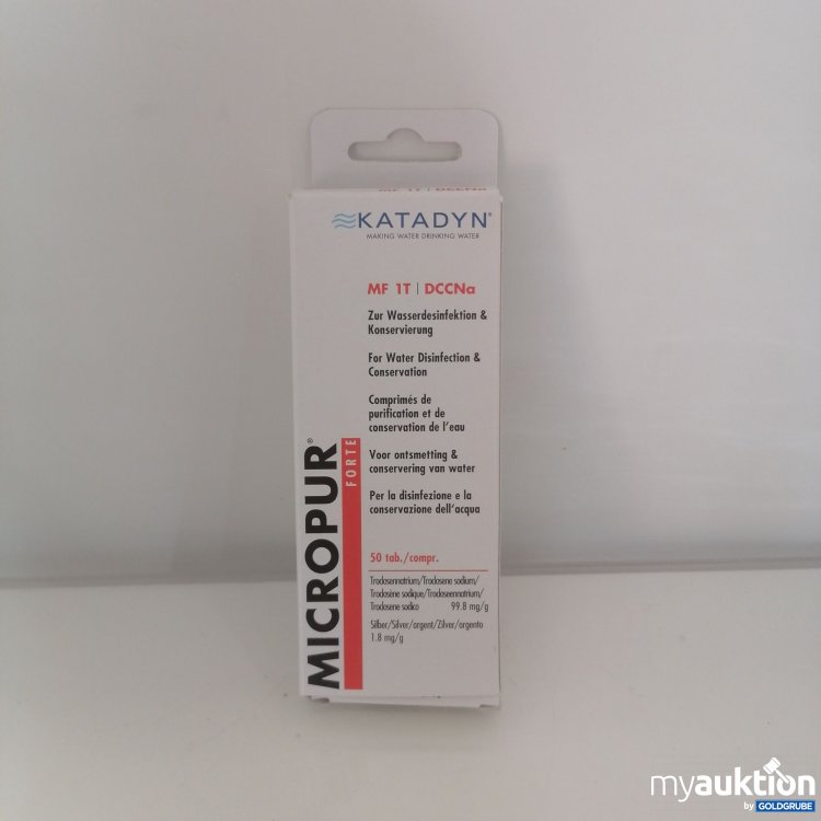 Artikel Nr. 760697 Artikel Nr. 760697: Katadyn Micropure Forte Tabletten