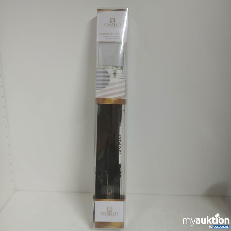 Artikel Nr. 912697: Sonello Aluminium Jalousie 35x100cm Schwarz 