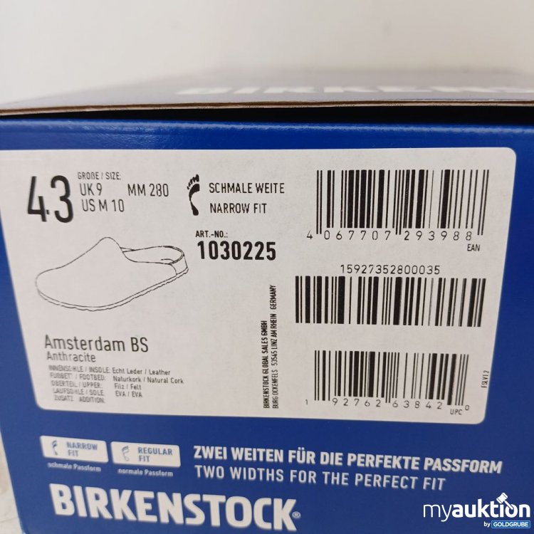 Artikel Nr. 976697 Artikel Nr. 976697: Birkenstock Amsterdam BS Hausschuhe Anthrazit 43