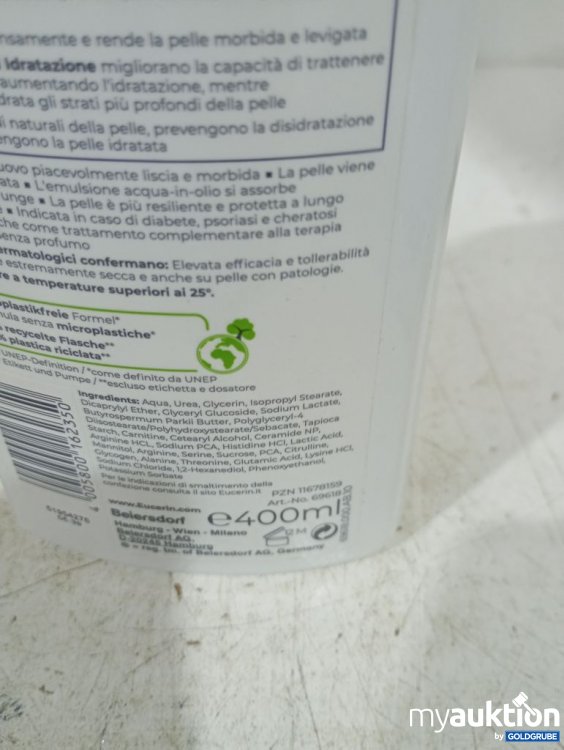Artikel Nr. 980697: Eucerin UreaRepair 10% Urea Intensive Feuchtigkeitslotion 400ml