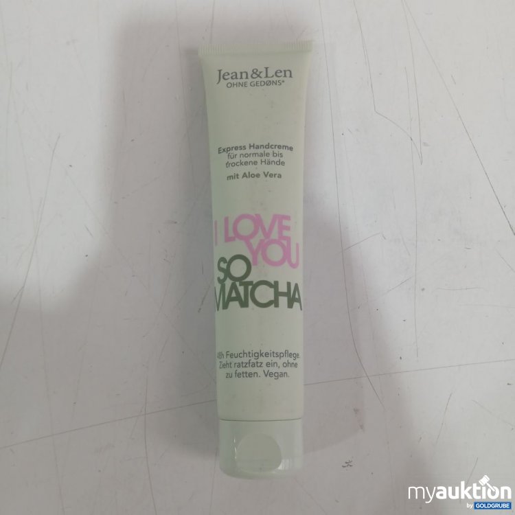 Artikel Nr. 987697 Artikel Nr. 987697: Jean&Len Handcreme I LOVE YOU SO MATCHA