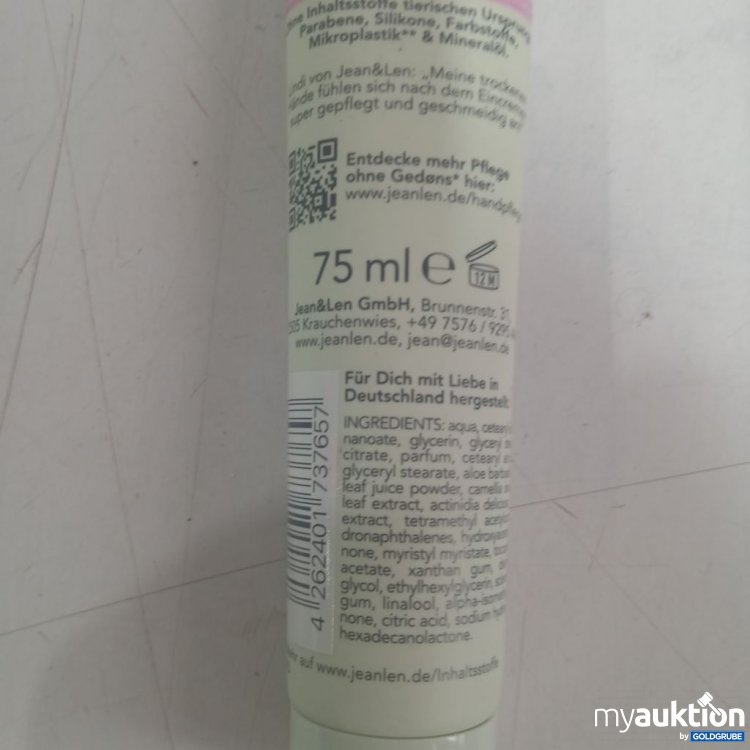 Artikel Nr. 987697 Artikel Nr. 987697: Jean&Len Handcreme I LOVE YOU SO MATCHA