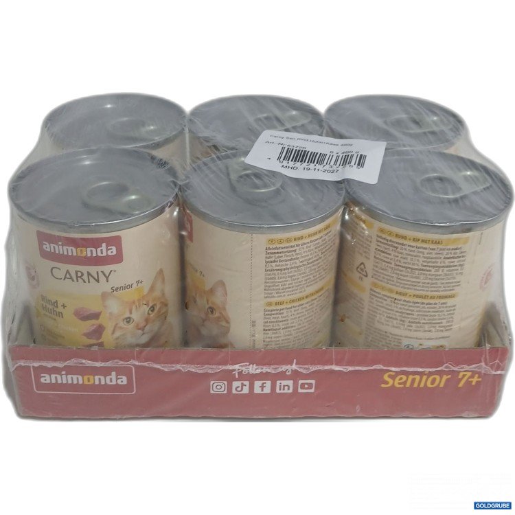 Artikel Nr. 996697: Animonda Carny Senior Katzenfutter Huhn + Käse 6x400g 