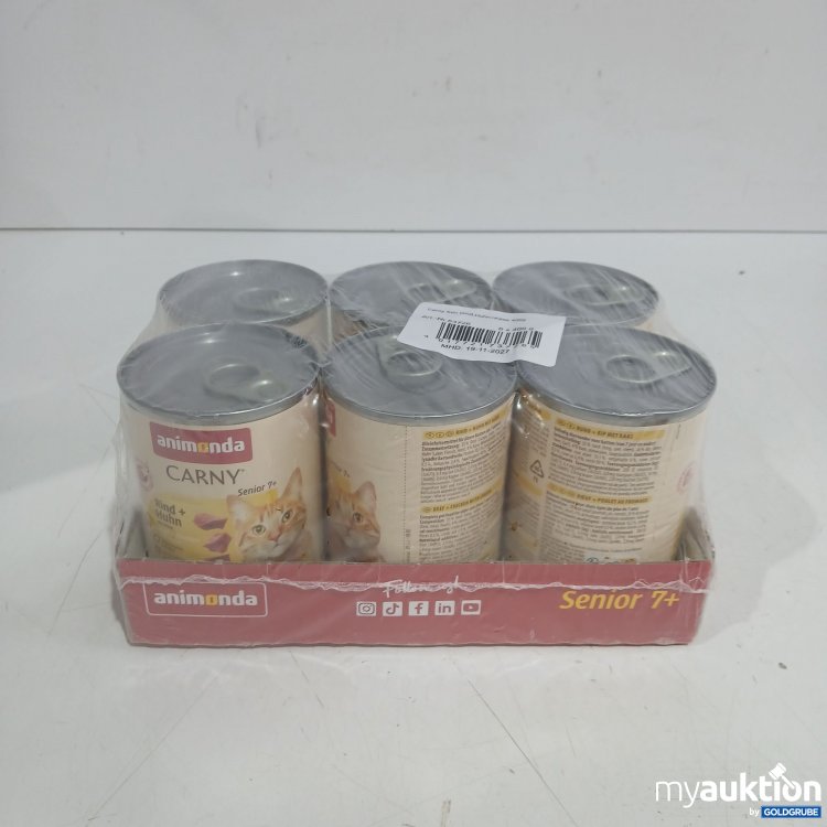 Artikel Nr. 996697: Animonda Carny Senior Katzenfutter Huhn + Käse 6x400g 