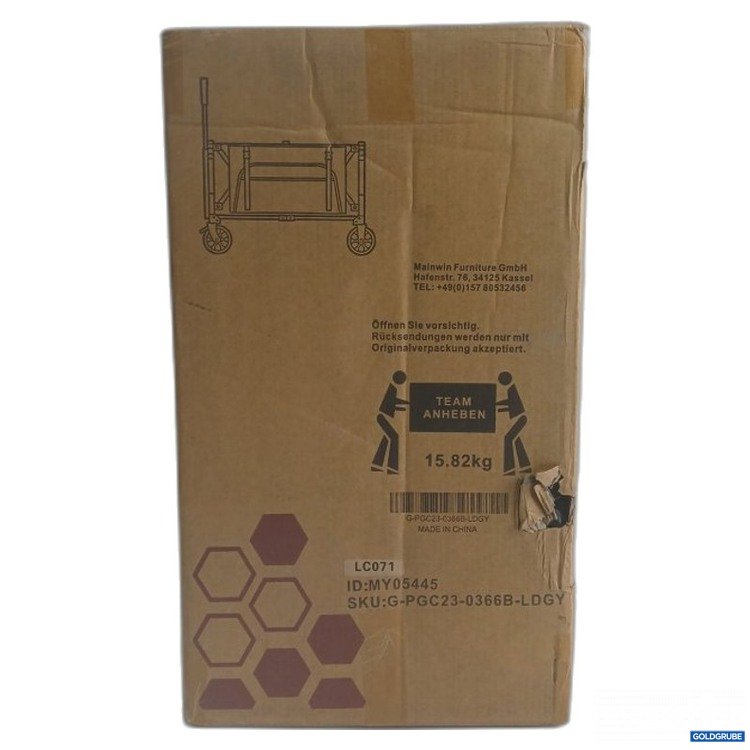 Artikel Nr. 464698: Malnwin Furniture Transportwagen klappbar  G-PGC23-0366B-LDGY MY05445
