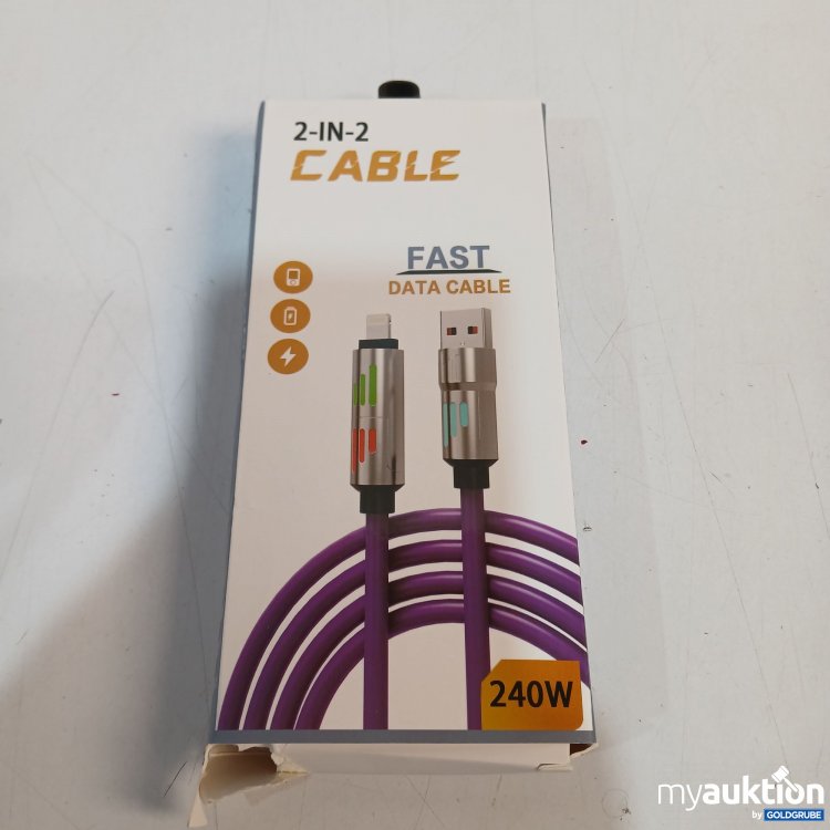 Artikel Nr. 523698: Fast Data Cable 2in1 240W