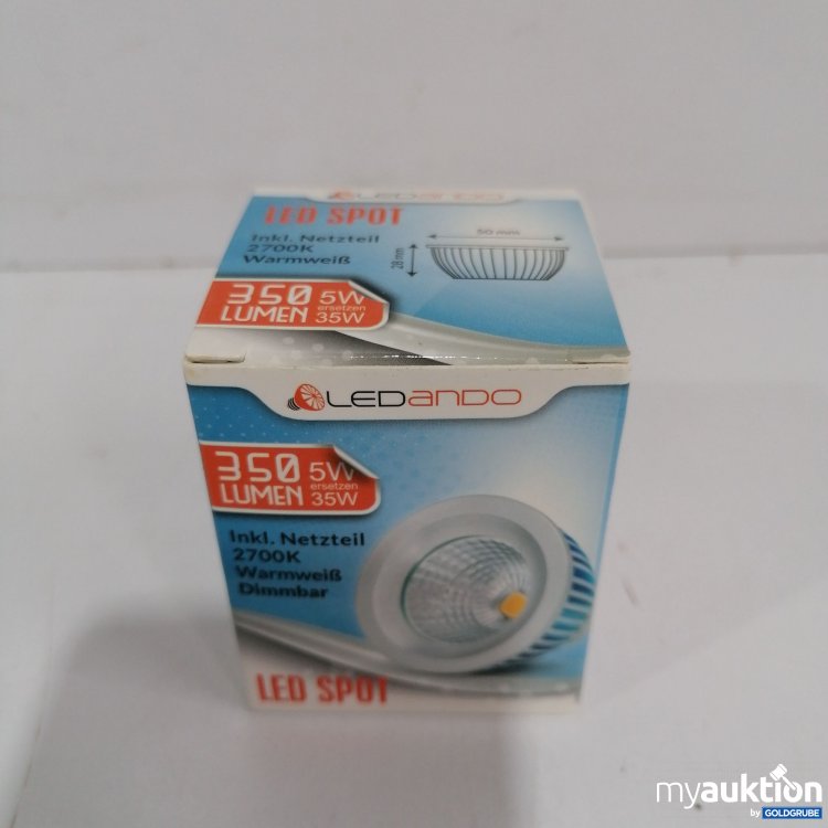 Artikel Nr. 847698 Artikel Nr. 847698: Ledando LED Spot inkl Netzteil 2700K