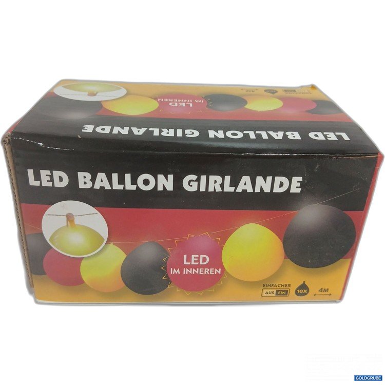 Artikel Nr. 922698: LED Ballon Girlande 10xBallon 4m 