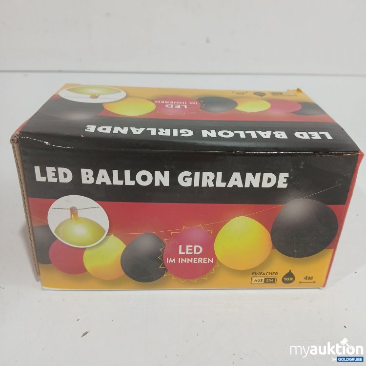 Artikel Nr. 922698: LED Ballon Girlande 10xBallon 4m 