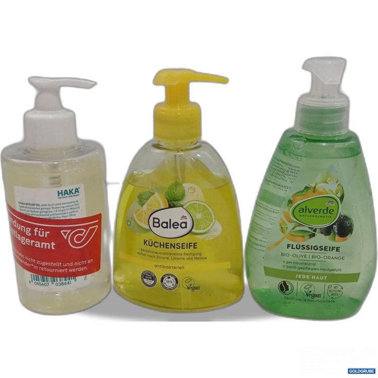Artikel Nr. 953698: HAKA Spülung für Hände 280 ml, Balea Küchenseife 300 ml . alverde Flüssigseife 300ml