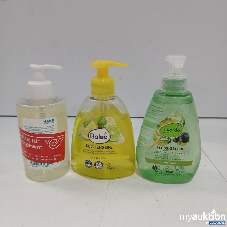Artikel Nr. 953698: HAKA Spülung für Hände 280 ml, Balea Küchenseife 300 ml . alverde Flüssigseife 300ml