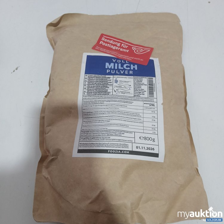 Artikel Nr. 967698: Foozia Voll Milch Pulver 800g 
