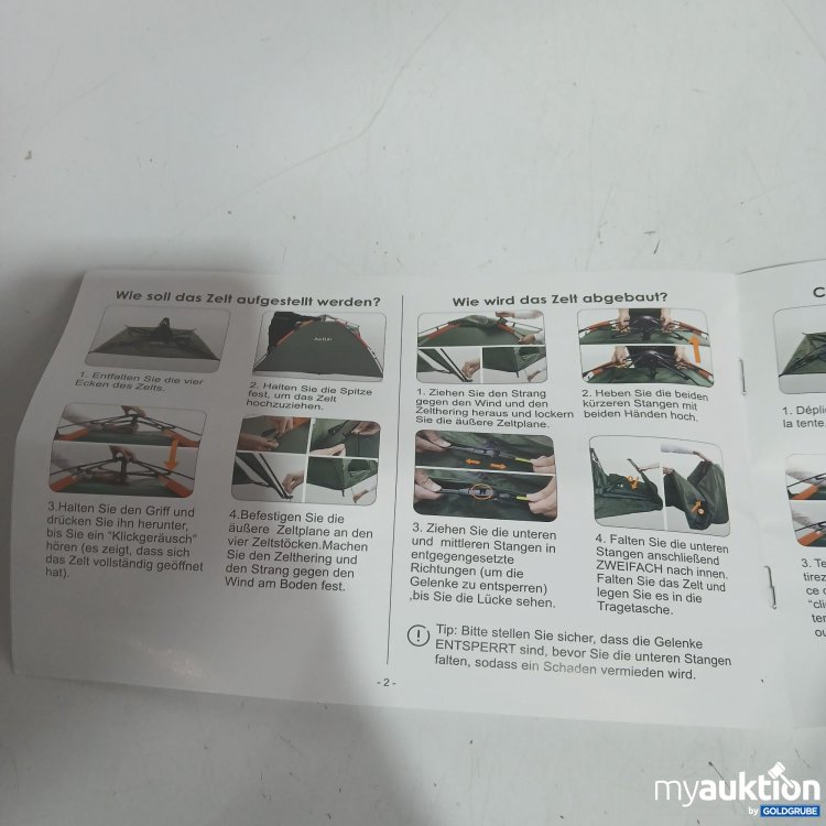 Artikel Nr. 968698: Amflip Camping Tent 
