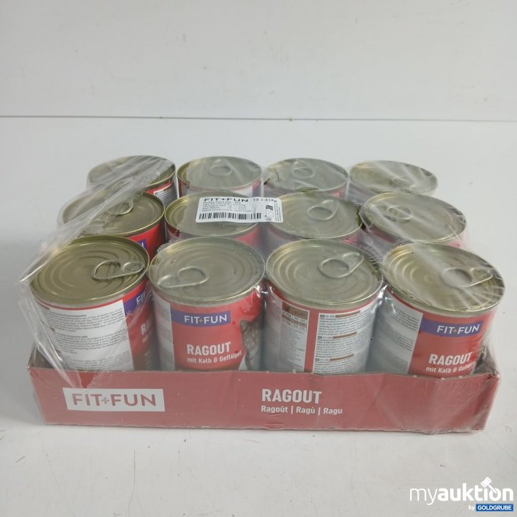 Artikel Nr. 973698: FIT+FUN Ragout mit Kalb & Geflügel 12x415 g