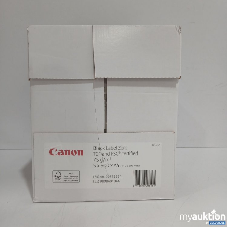 Artikel Nr. 865699: Canon Black Label Zero Kopierpapier A4 5x500 