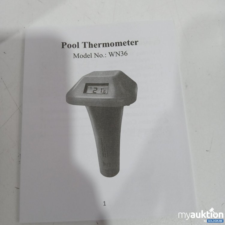 Artikel Nr. 872699 Artikel Nr. 872699: Ecowitt Pool Thermometer WN36