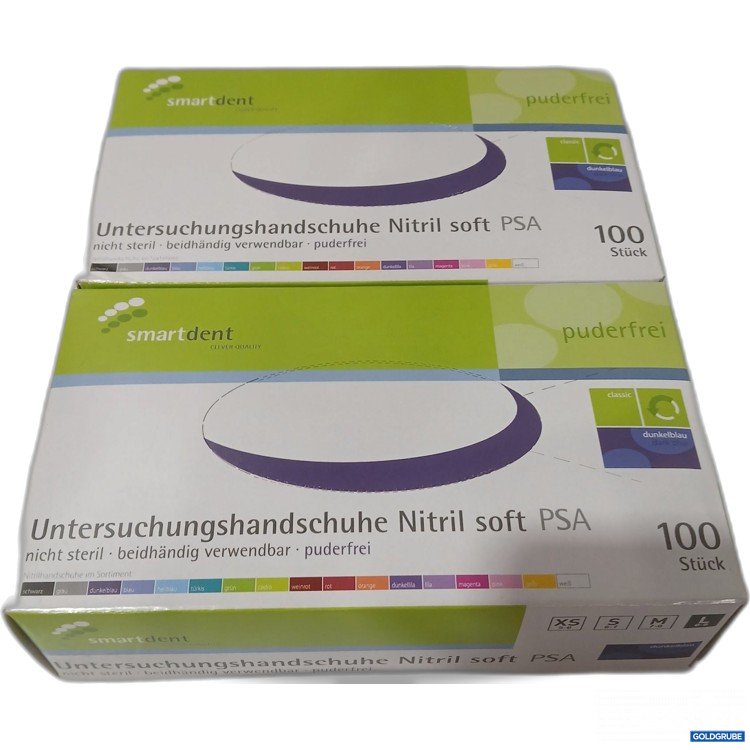 Artikel Nr. 982699: SmartDent Untersuchungshandschuhe Nitril Soft PSA Puderfrei, 2×100Stk