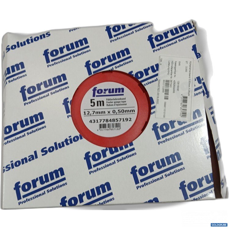 Artikel Nr. 394700: Forum Fühlerlehrenband in KU Dose 0,50x12,7x5000mm