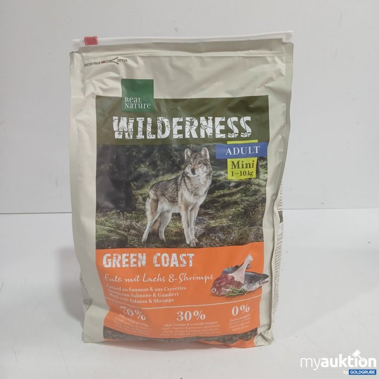 Artikel Nr. 468700 Artikel Nr. 468700: Real Nature Wilderness Adult Mini 1-10 kg Green Coast Ente mit Lachs & Shrimps 4kg