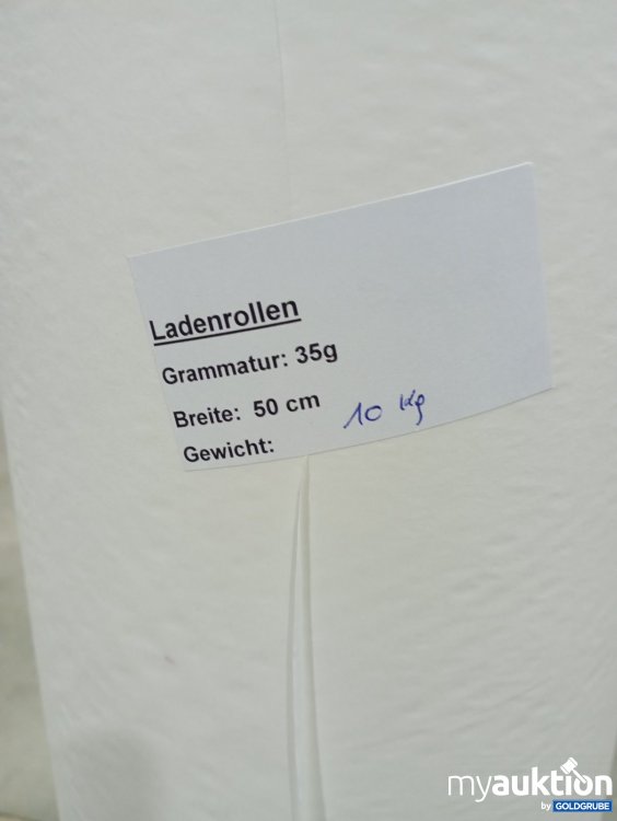 Artikel Nr. 469700 Artikel Nr. 469700: Ladenrollen 50 cm Breite 10 kg
