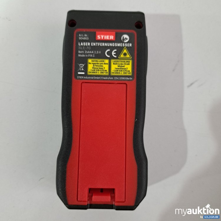 Artikel Nr. 808700 Artikel Nr. 808700: Stier Laser Entfernungsmesser SLE-70 /70M