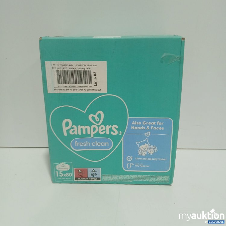 Artikel Nr. 874700: Pampers Fresh Clean 15x80 Baby Wipes 