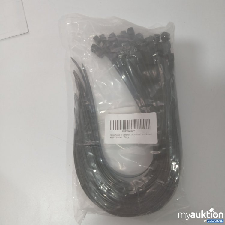 Artikel Nr. 911700: Kabelbinder Schwarz 400mm×7,6mm