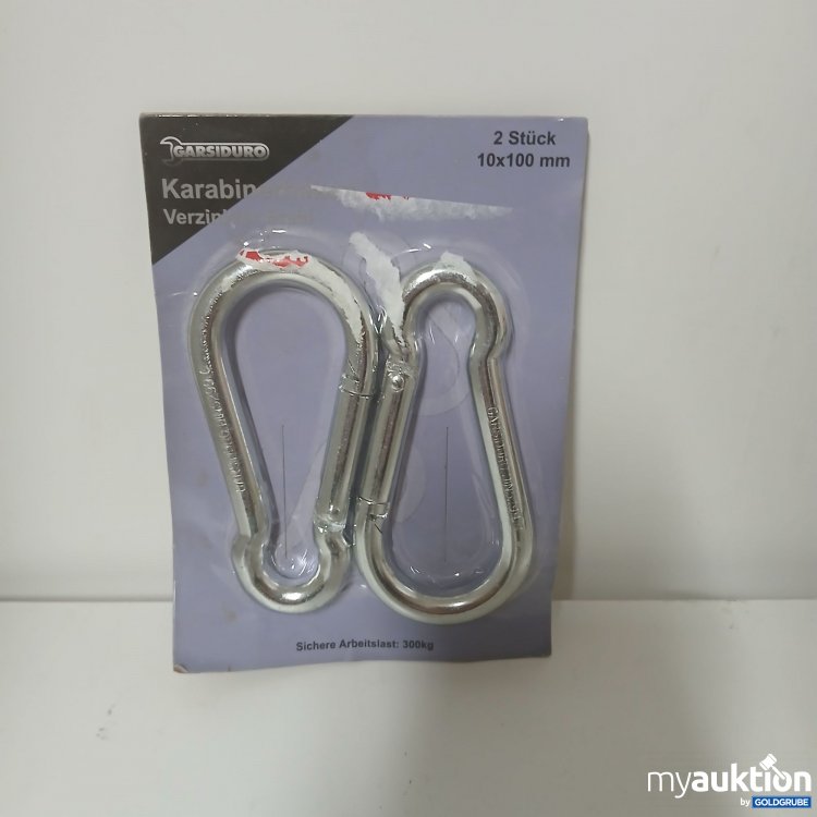 Artikel Nr. 916700: Garsiduro Karabinerhaken 2 Stück 