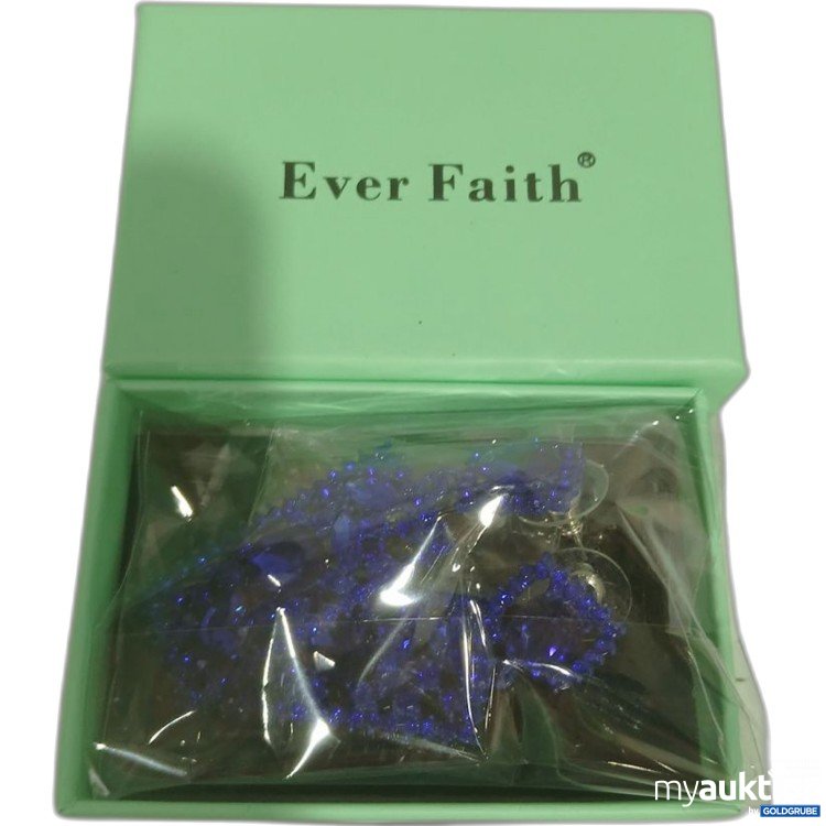 Artikel Nr. 919700: Ever Faith Ohrringe blau Glitzer