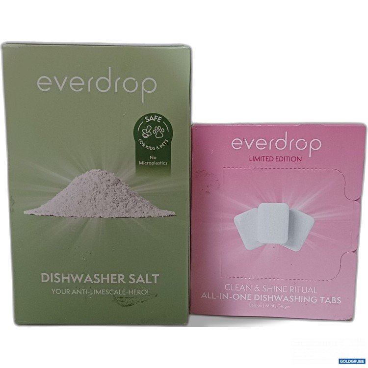 Artikel Nr. 985700: Everdrop Geschirrspül-Tabs (540g) und Geschierspüller-Salz (1200g)