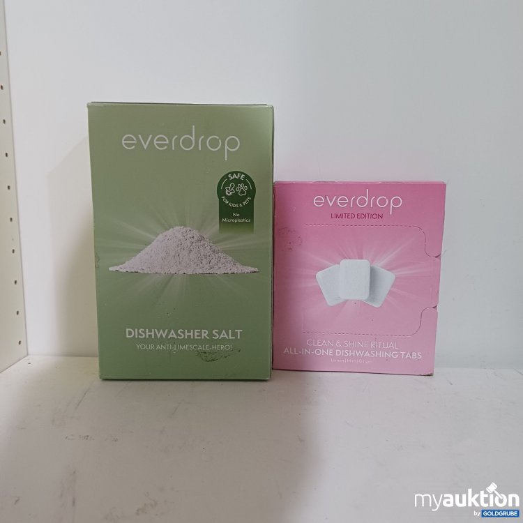 Artikel Nr. 985700: Everdrop Geschirrspül-Tabs (540g) und Geschierspüller-Salz (1200g)