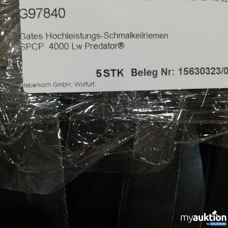 Artikel Nr. 380701 Artikel Nr. 380701: Gates Hochleistungs Schmalkeilriemen SPCP 4000