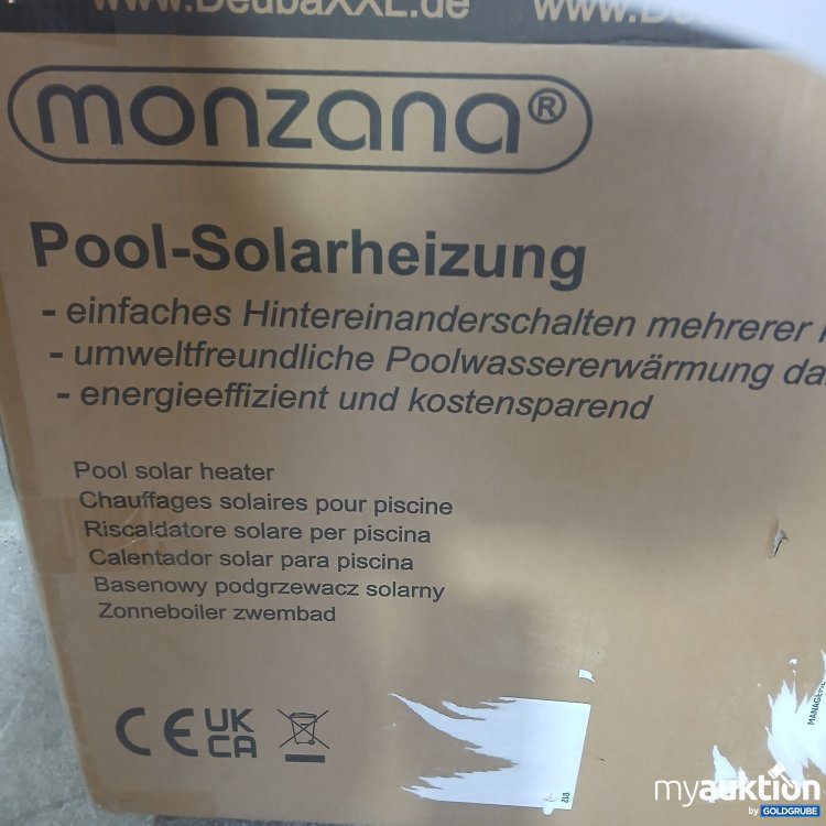 Artikel Nr. 439701 Artikel Nr. 439701: DeubaXXL Monzana Pool-Solarheizung 109285