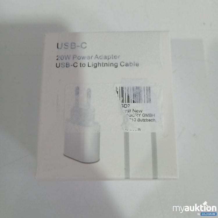 Artikel Nr. 827701 Artikel Nr. 827701: USB-C 20W Power Adapter USB-C to Lightning Cable