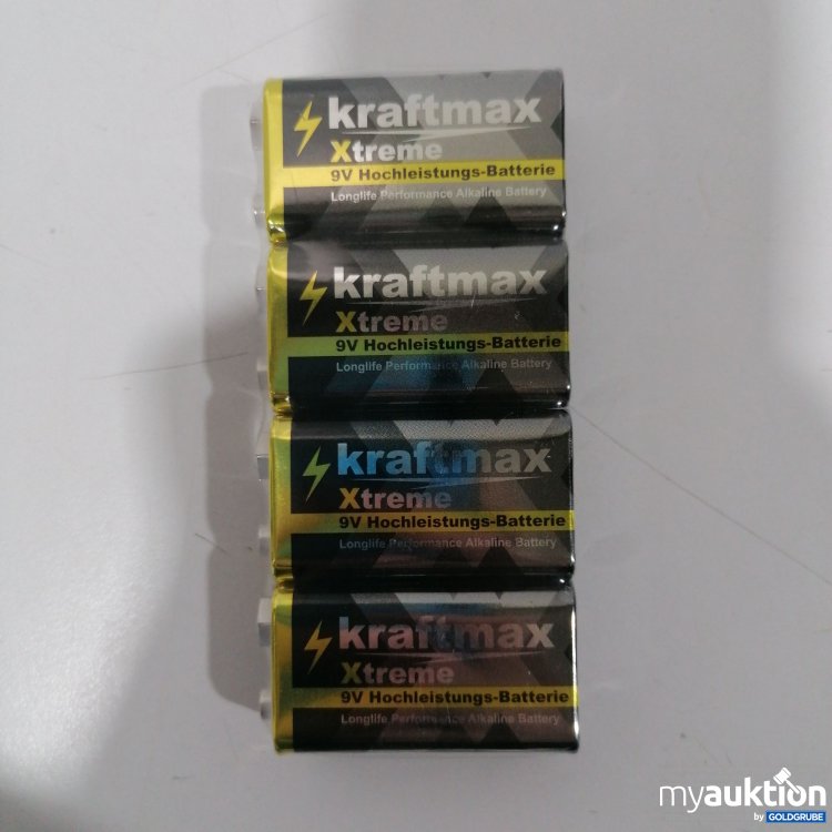 Artikel Nr. 898701: Kraftmax V Block Alkaline Batterien 4Stk
