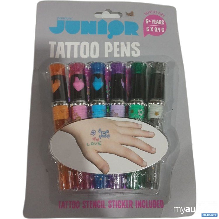 Artikel Nr. 919701: Junior Tattoo Pens 6x4 g