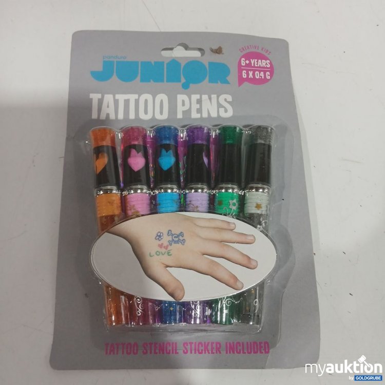 Artikel Nr. 919701: Junior Tattoo Pens 6x4 g
