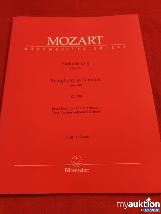 Artikel Nr. 927701: MOZART, Sinfonie in g