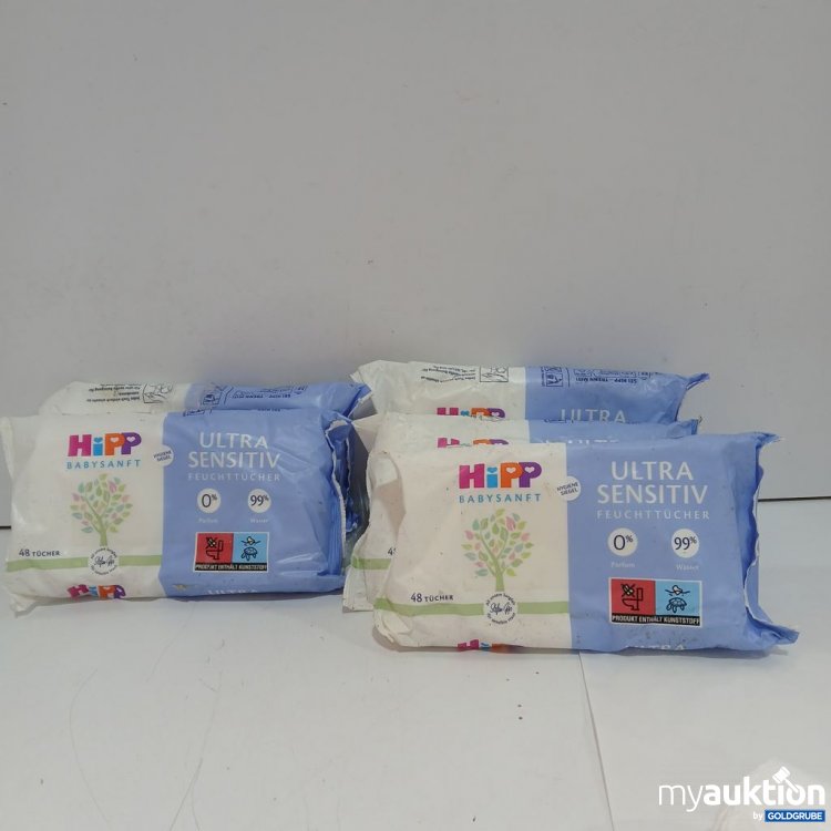 Artikel Nr. 953701: HIPP Babysanft Ultra Sensitiv Feuchttücher 48 Stück 5 x