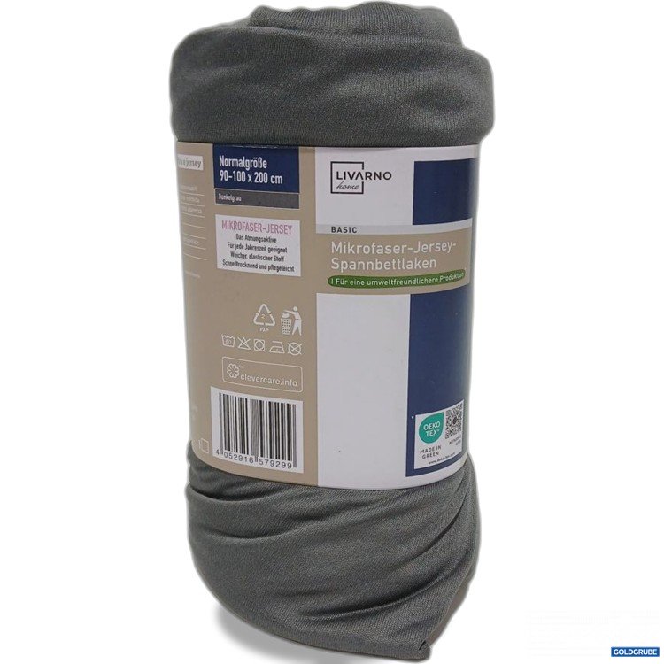 Artikel Nr. 961701: Livarno Home Mikrofaser-Jersey Spannbettlaken 90x200 cm