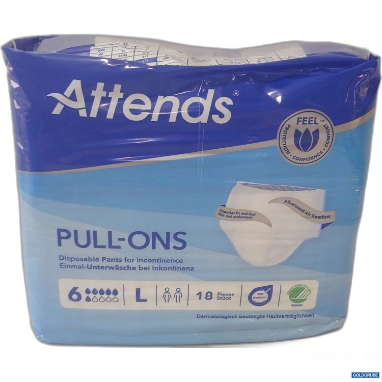 Artikel Nr. 984701 Artikel Nr. 984701: Attends Pull-Ons Pants Stärke 6 Gr L 18Stk